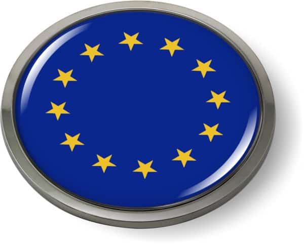 European Union Flag Emblem